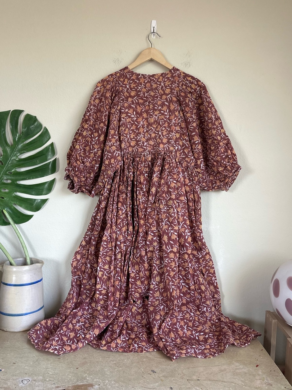 Daughters of India Kyra Midi Dress in Sumac - Picture 12 of 16